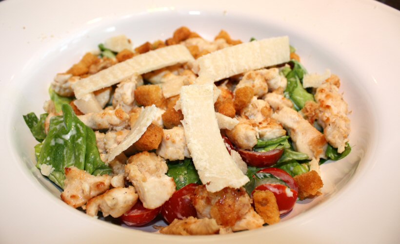 Betere Recept: Caesar salade met krokante kip en croutons - maaltijdsalade SJ-06